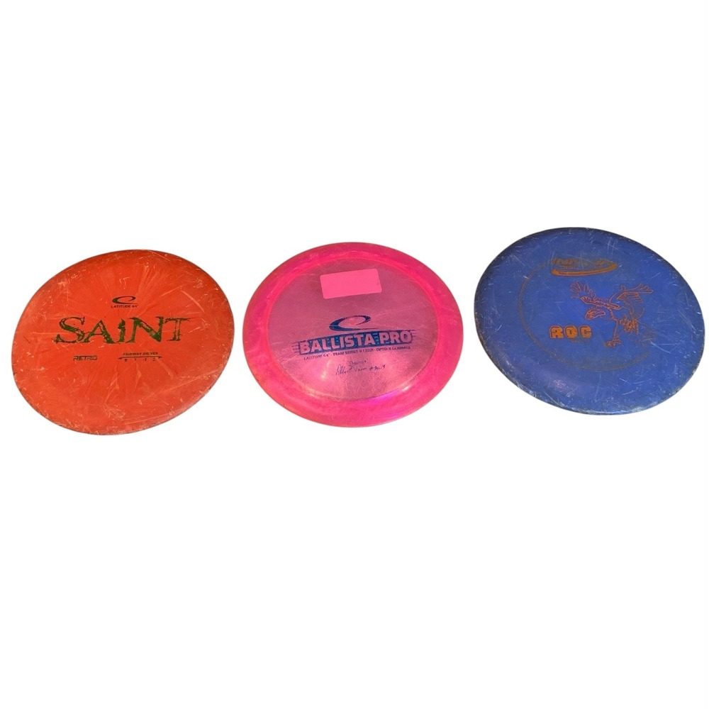 Latitude 64 Ballista Pro Saint Innova Roc Disc Golf Lot 3 Used Drivers Midrange